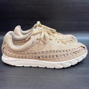 Nike Mayfly woven suede womens size 8.5 tan running walking athletic shoes